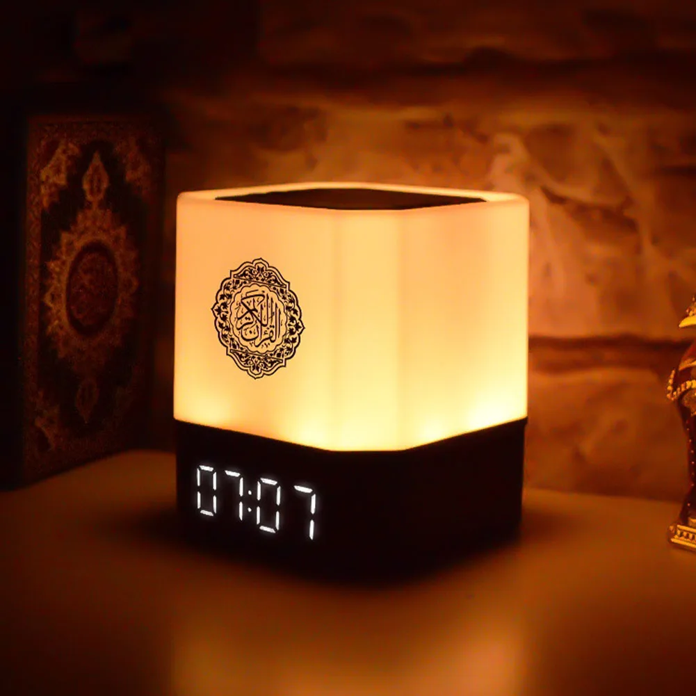 Quran Speaker,AZAN MP3 Player, Touch Lamp Bluetooth Speake,with APP Control, and Quran Translation in Many Languages