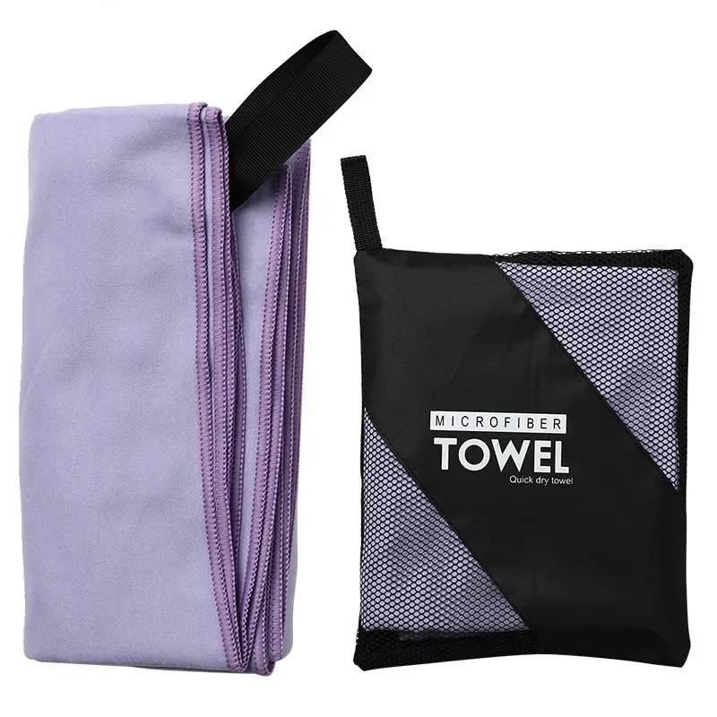 Gym Towel Workout ION Quick Absorbent Gear Body Fiber Drying Fast Sweat Working Dry for Out Microfiber Silver OdorFree