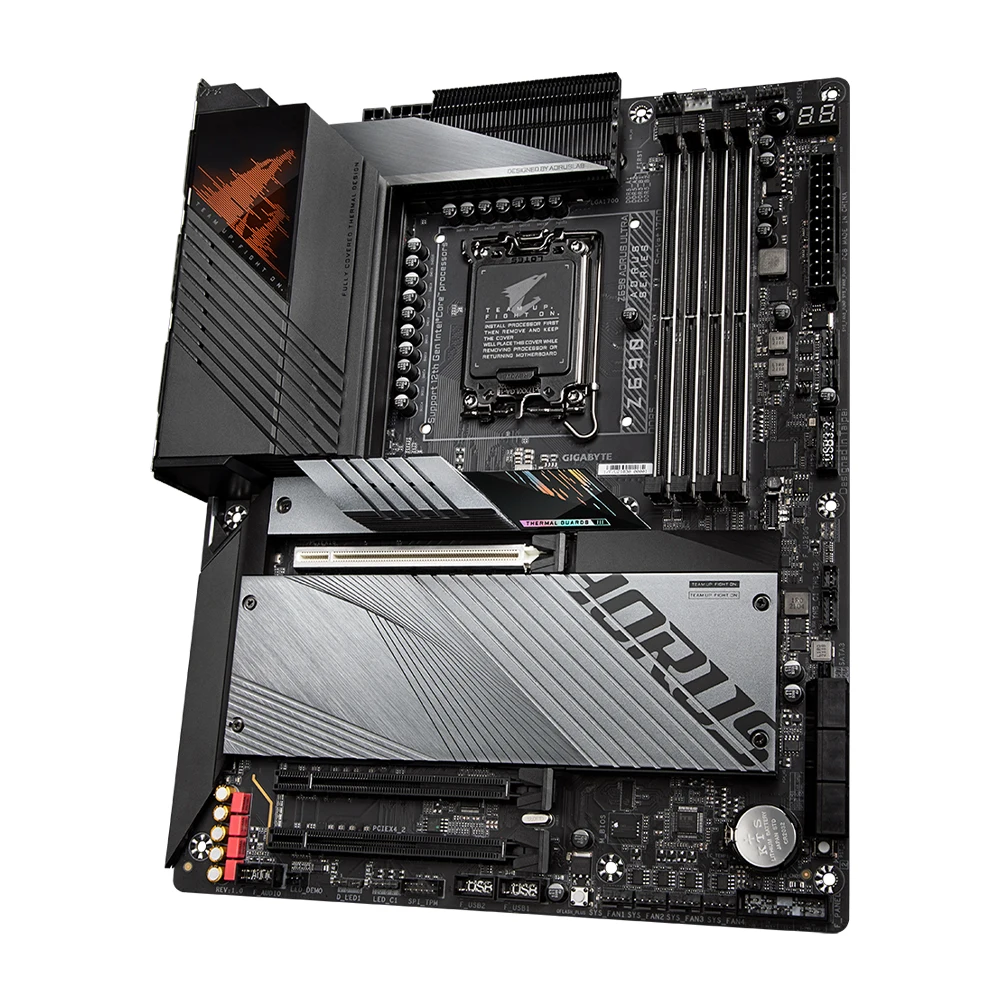 Gigabyte Z690 AORUS ULTRA Motherboard uses the Intel Z690 Chipset LGA1700 Socket Support i9-12900K 12900T i7-12700K DDR5 ATX