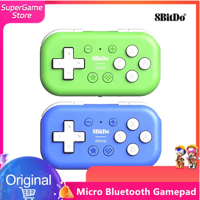 8BitDo Micro Bluetooth Gamepad for Nintend Switch Windows Android Raspberry Pi and Micro mini Game Control