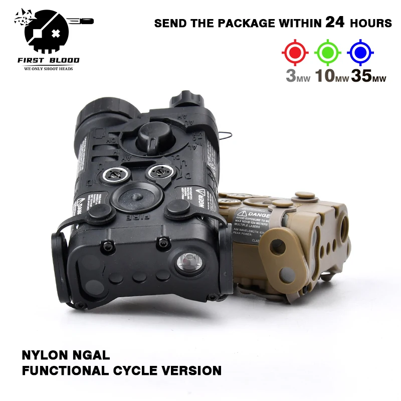 NGAL Illumination LED Flashlight Red Green Blue Outdoor game Light L3 NGAL for 20MM Rail Non-return to zero version PEQ