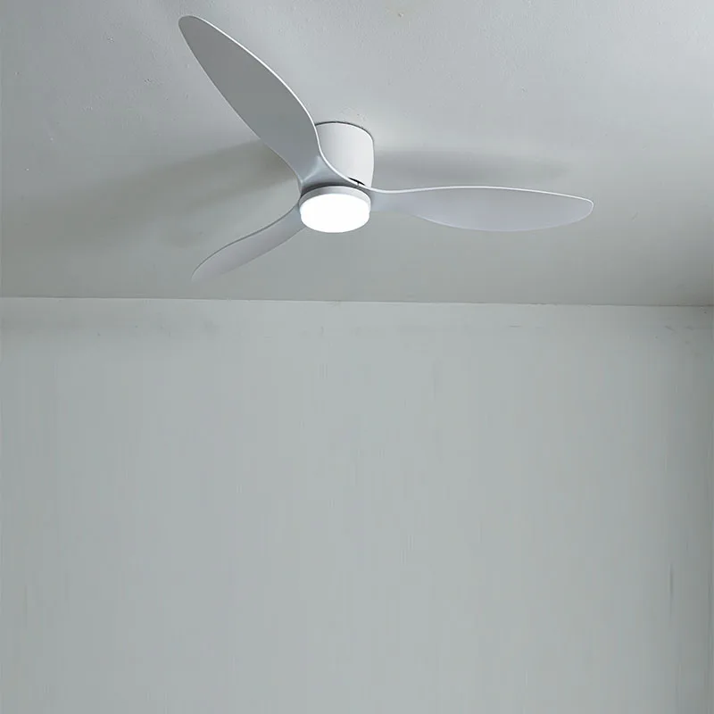 Ceiling Fans With Light No Light  DC Motor 6 Speeds Timing Fans 20CM Low Floor Loft Remote Control Decorative Led Fan With Light