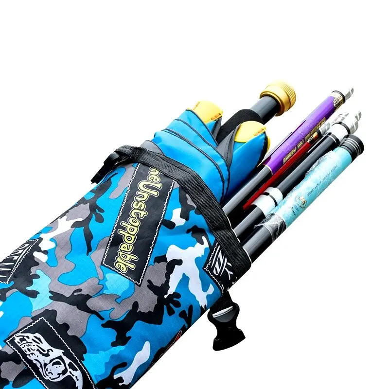 TAIYU Waterproof Fishing Rod Bag Large Capacity Umbrella Bag Rods Storage Portable Bags Foldable Fishing Tackle Backpack