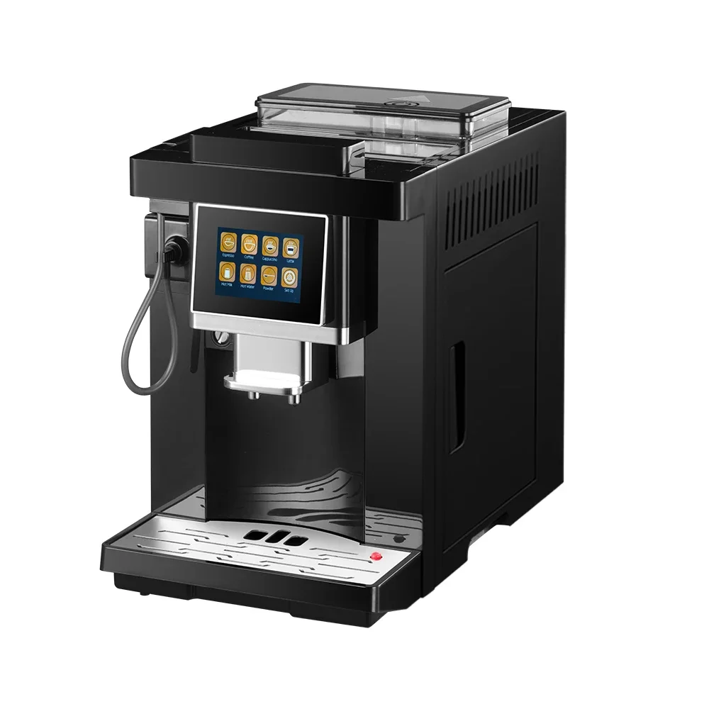Double boilers  one touch cappuccino automatic espresso coffee maker machine