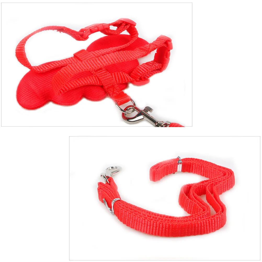 

Adjustable Pet Chest Harness Angel Wings No-Choke Design Easy on Off Quick Release Buckle Party Photo Puppy Dog Cat