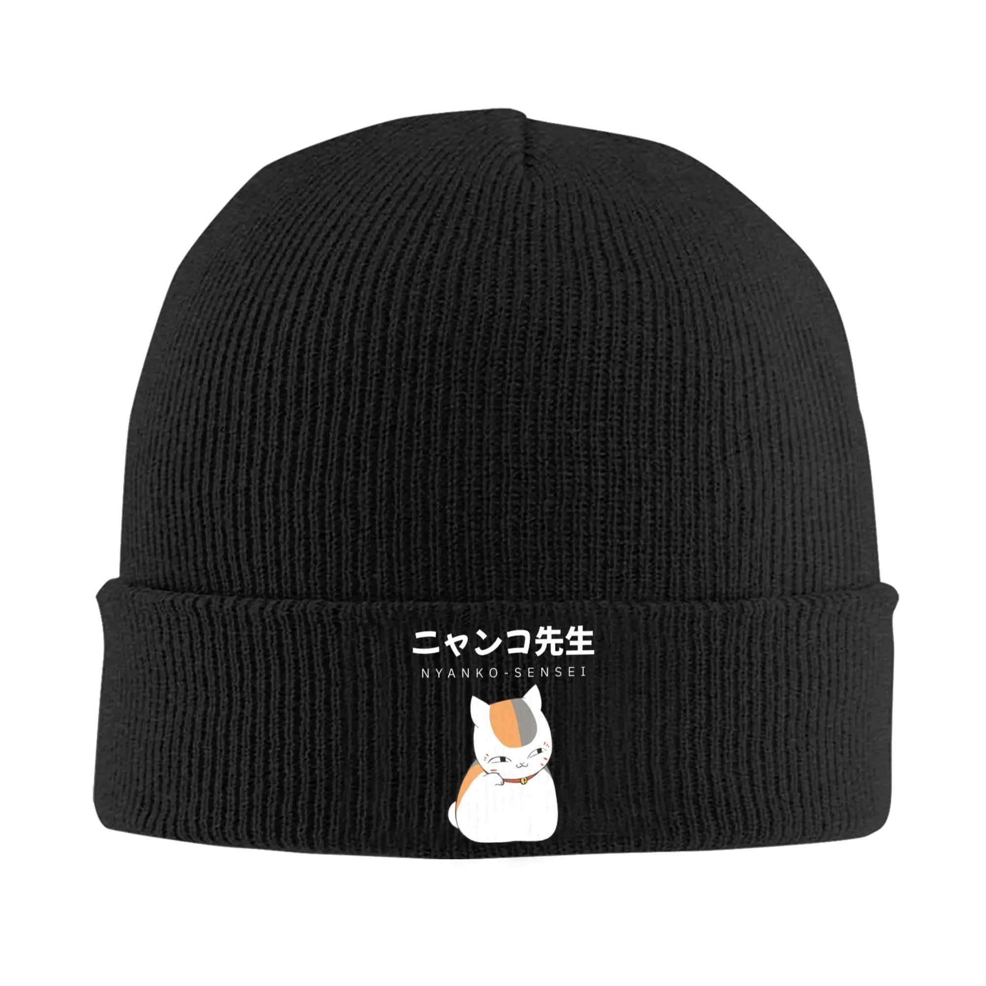 Natsume's Book of Friends Madara Knitted Hat Autumn Winter Beanie Ski Nyanko Sensei Cap Men Women Acrylic Casual Skullcap