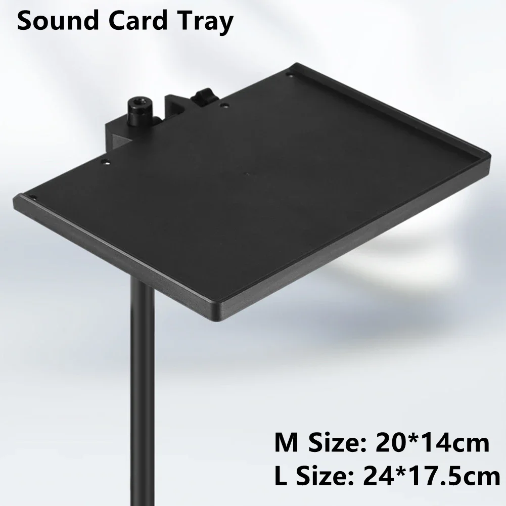 Sound Card Tray Universal Live Microphone Stand Sound Card Tray Clip Holder For Live Tripod Bracket Mic Holder Accessories New