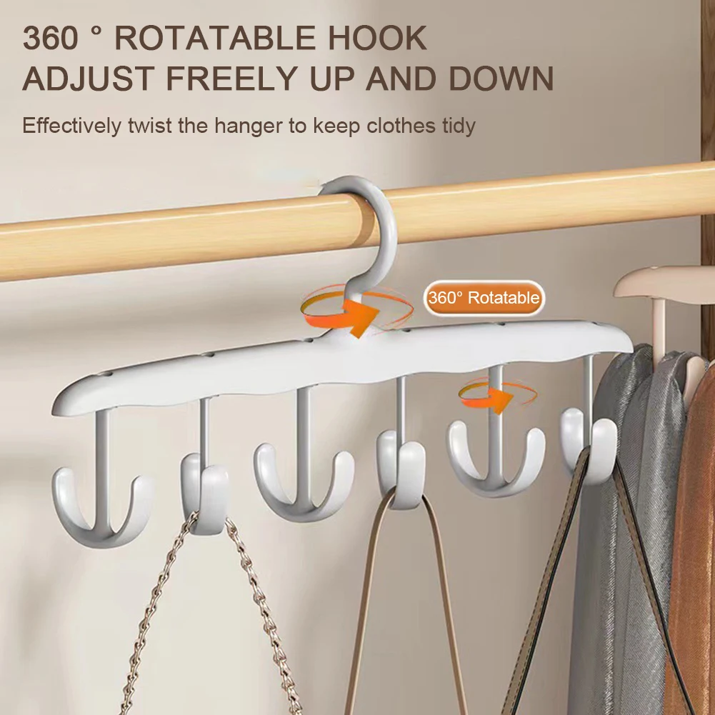 Innovative Clothing Accessory Hangers Rotatable Hooks Coat Hangers For Bags Hats Coat Vest