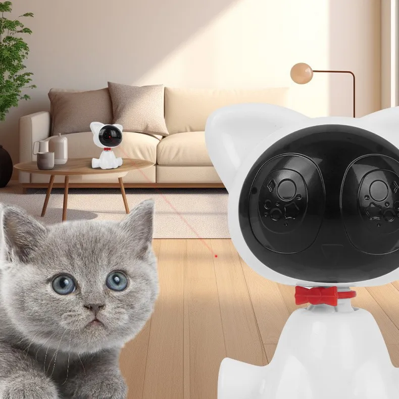 Juguete láser automático para gatos: se juega solo y anti-burrimiento - imagen 4