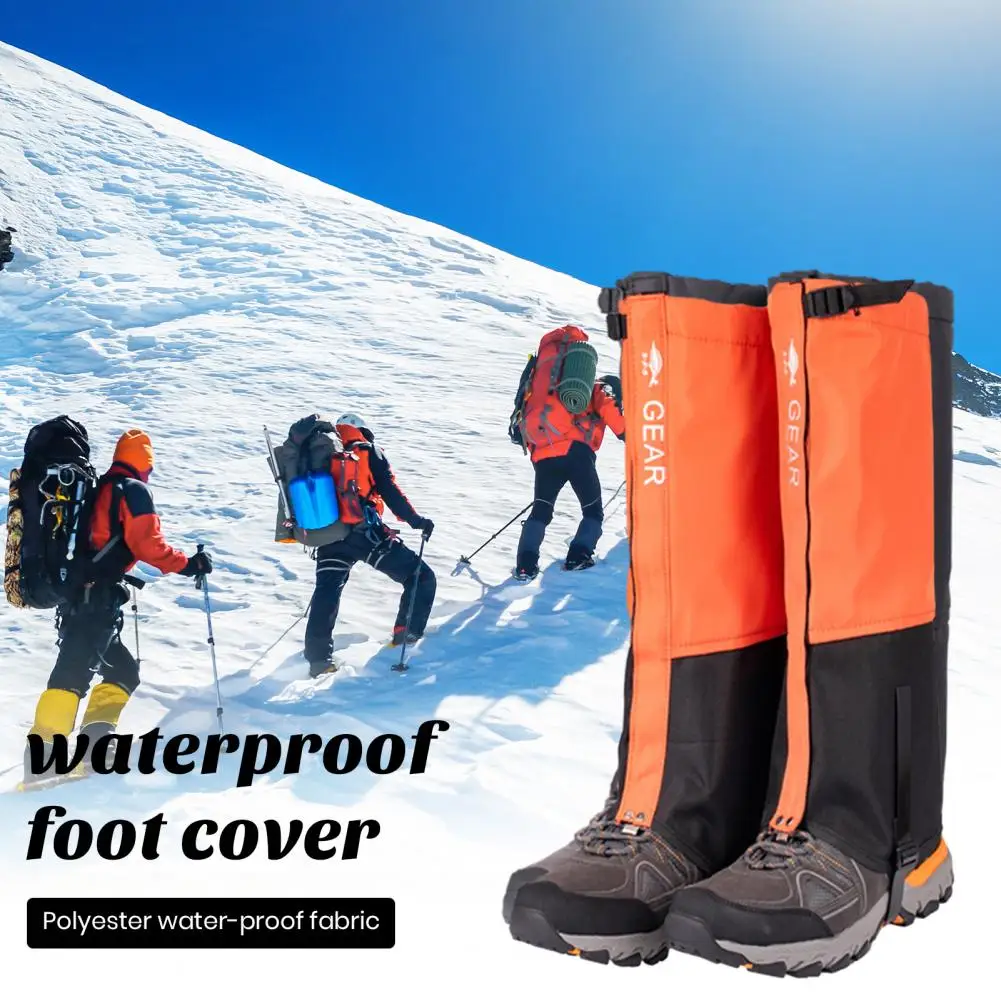 Leg Warmers Outdoor Travel Hiking Leg Gaiter Hunting Climbing Camping Winter Tourist Snow Foot Cover Waterproof Legging Shoes