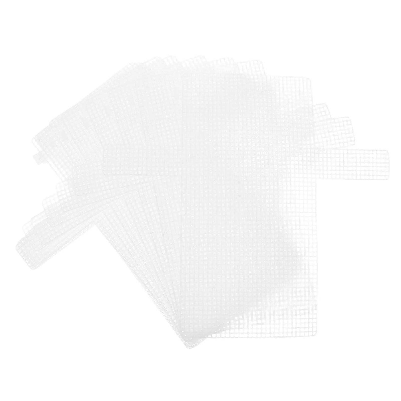 

10Pcs Weaving Bag Plate DIY Material Kit Strong Plastic Mesh Sheets for Handbag Making Craft Crossbody Purse and Embroidery