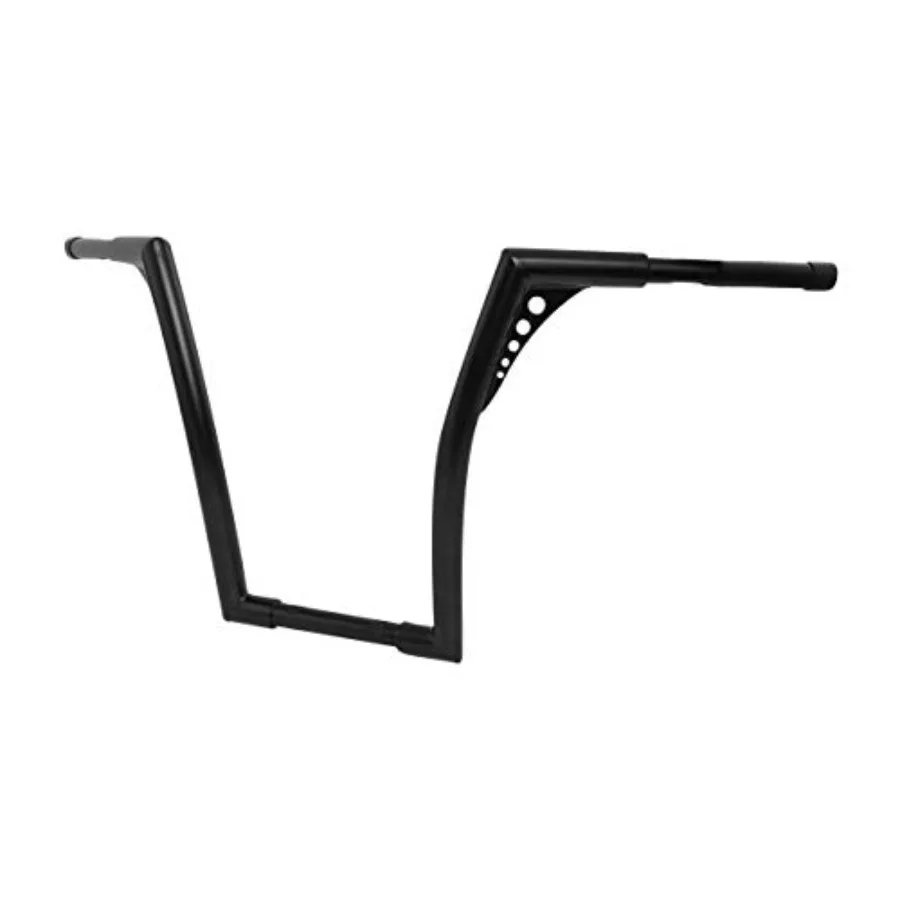 

Vintage Ape Hanger 16 Rise Handlebars for Custom Motorcycle Applications on Harley Sportster Heritage Softail Low Rider Street