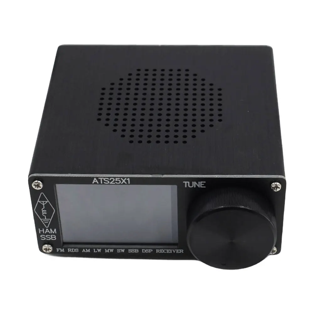 ATS25X1 Full-Band DSP Radio Receiver FM/LW/MW/SSB Receiver 2.4inch Touch Screen Portable FM Radio Si4732 Chip with Antenna