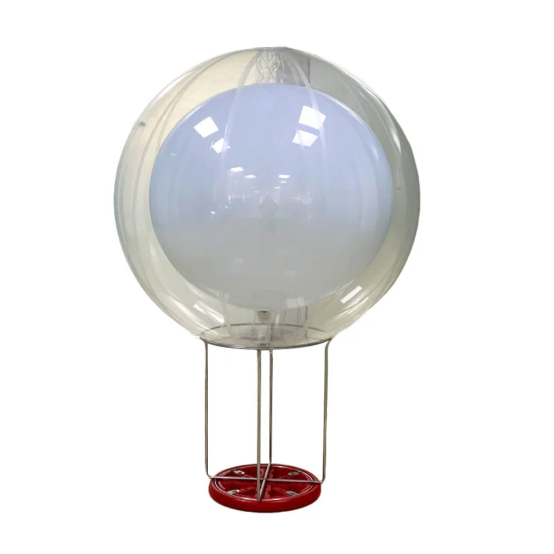 

Promotion 0.8 meters custom transparent advertising inflatable balloon double-layer inflatable tripod balloon