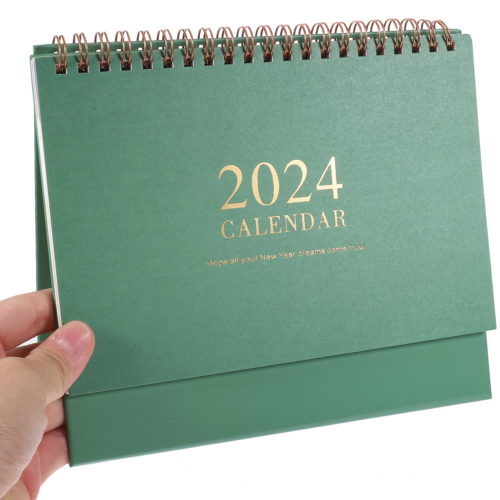

Creative Desk Calendar 2024 Office Home Decorative Standing Thick Paper Desktop Calendar Smooth Daily Planner Ornament