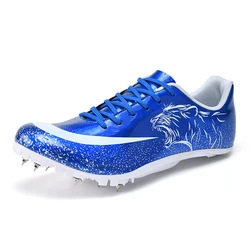 Men Track & Field Shoes Track & Field Shoes Athletic Racing Match Spikes Sneakers Competition Nail Sprint Students High Jump