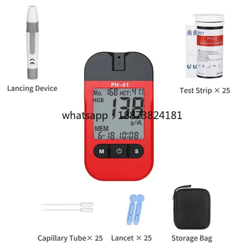 Veterinary Portable Medical Hemoglobin Meter Glucosylated Testing Analyzer Veterinary Devices,PH-01Vet  fast shipping