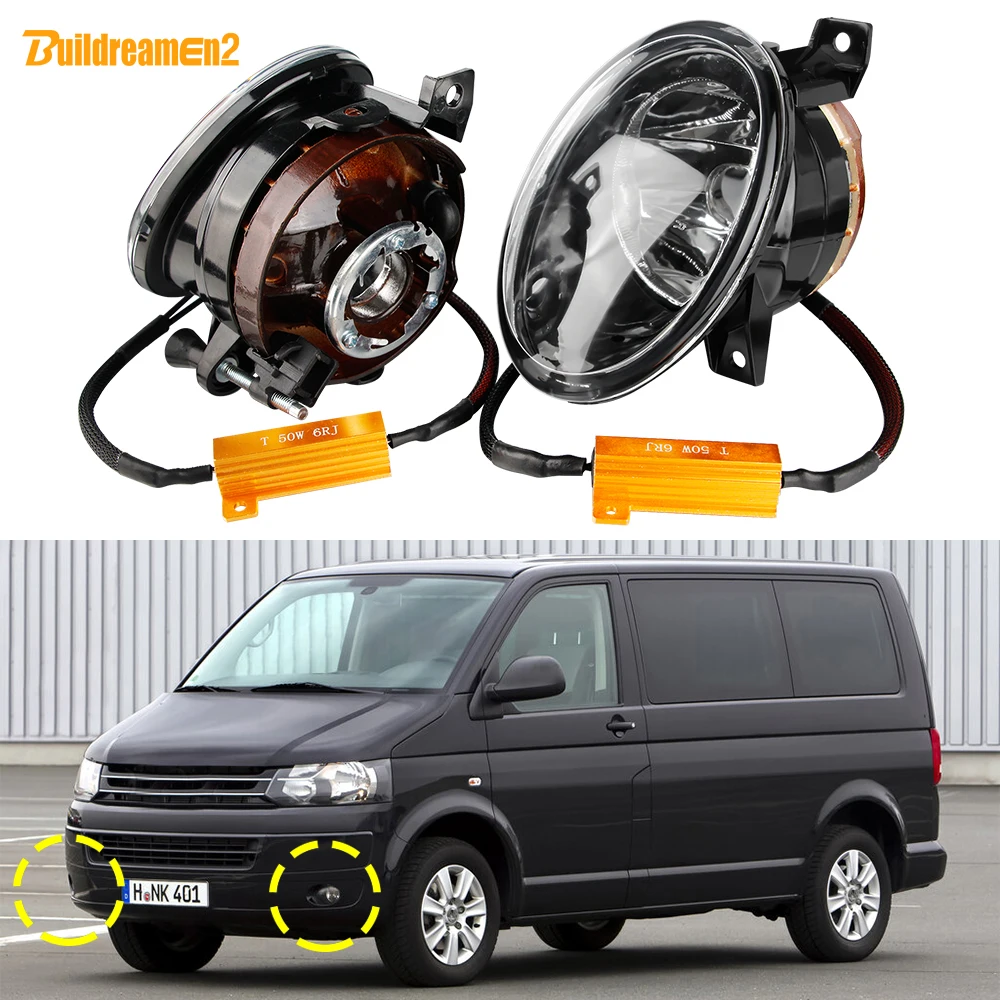 

2 X Car Canbus Fog Light Assembly For VW Volkswagen Multivan Facelift 2010 2011 2012 2013 2014 2015 Lampshade + 24W LED Bulb