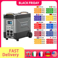 ALLPOWERS R4000 LiFePO4 Battery, 3600Wh Power Station 4000W Portable Generator, Expandable Battery for Power Outage, Travel，UPS