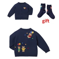 Autumn Boys Knitted Sweater Cartoon Sweaters Girls Cardigan Knitwear  Knitwears Baby Boy Clothes Cardigans Vetement Enfant Fille