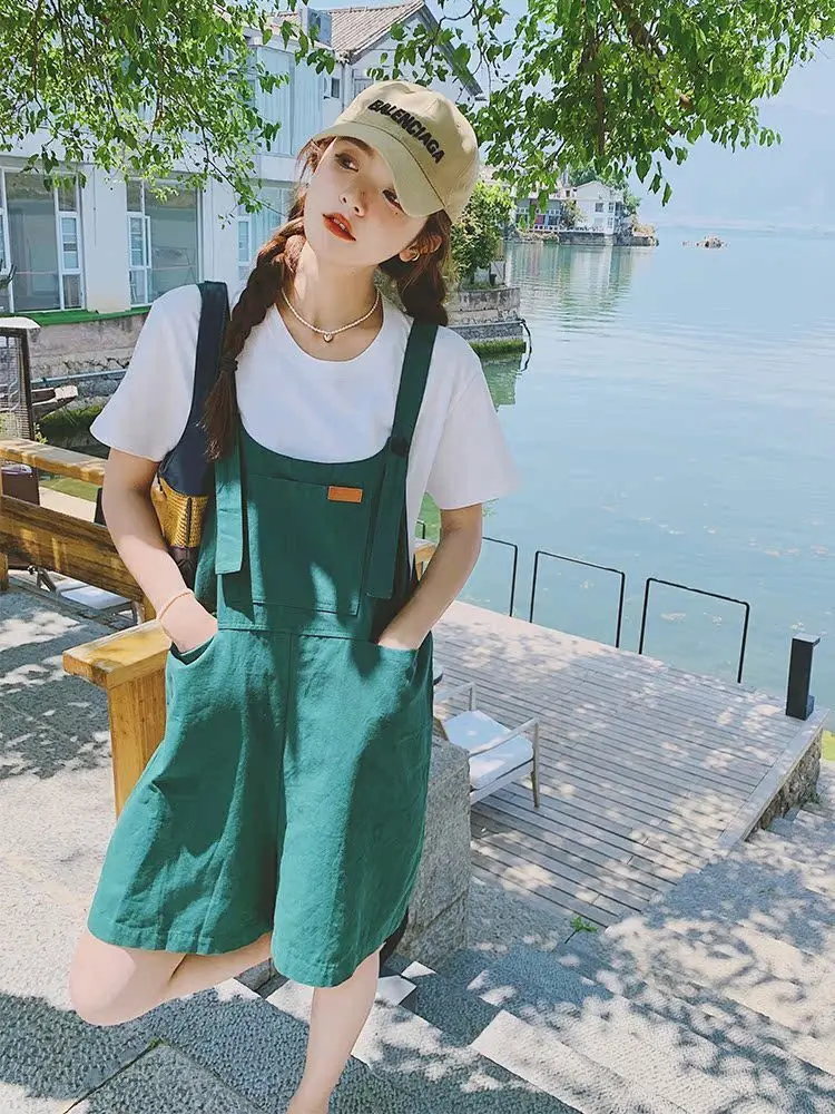 

Women's Denim Rompers Playsuits Long Jumpsuits Suspenders Altgoth Purple Hanging Tailored Shape Combining Y2K