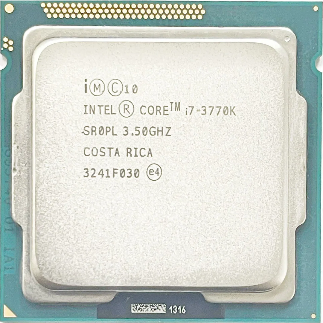 インテル使用 Core i7-3770K i7 3770K 4 コア 8 スレッド 3.5Ghz L3/8M 