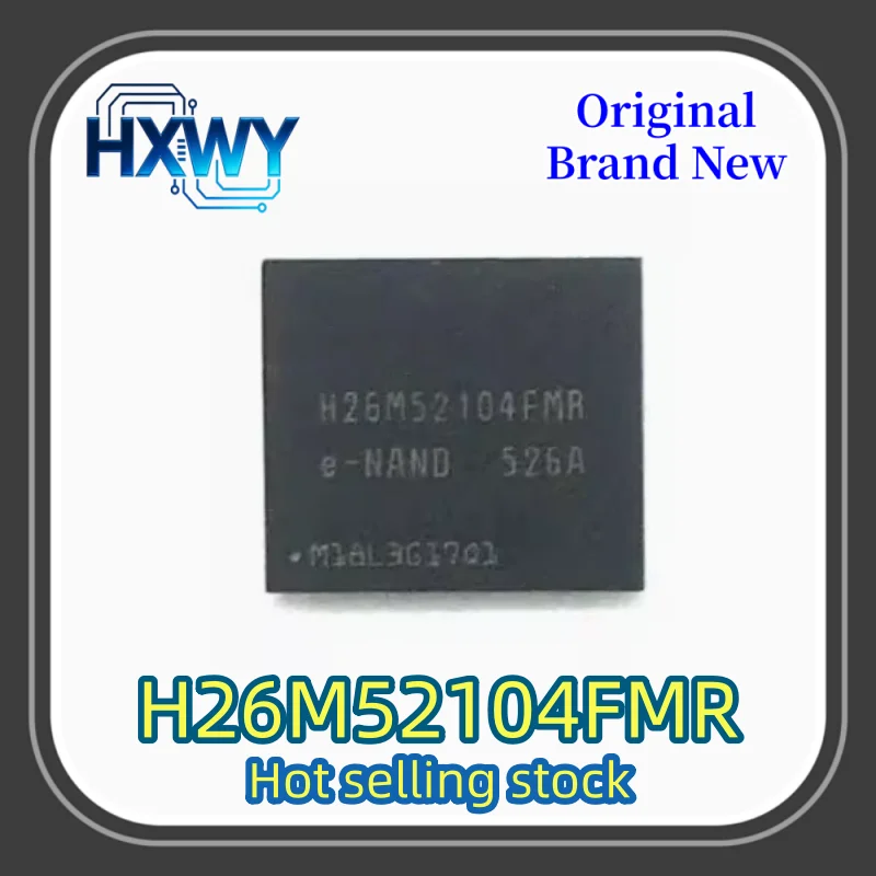 

1/10pcs H26M52104FMR H26M52104 BGA153 16GB EMMC5.0 memory chip IC components. Original, in stock, brand new, fast shipping.
