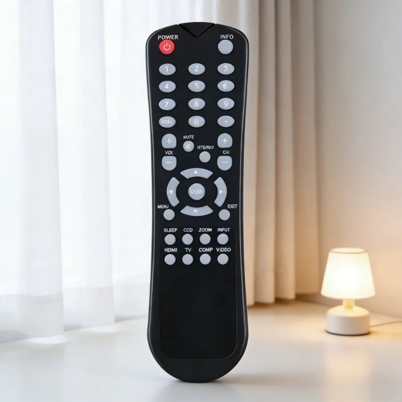 

Black Dynex XY-2200 Remote Control Replacement Electronic Device for DX-L24-10A And DX-L2410A Models