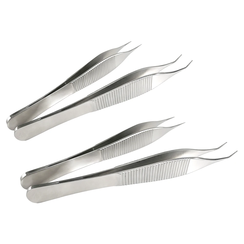 Pinzas Curvas  6mm/8mm  Acero Inoxidable 304  Implante Capilar FUE y Extracción  Folículos, Herramienta Profesional pa