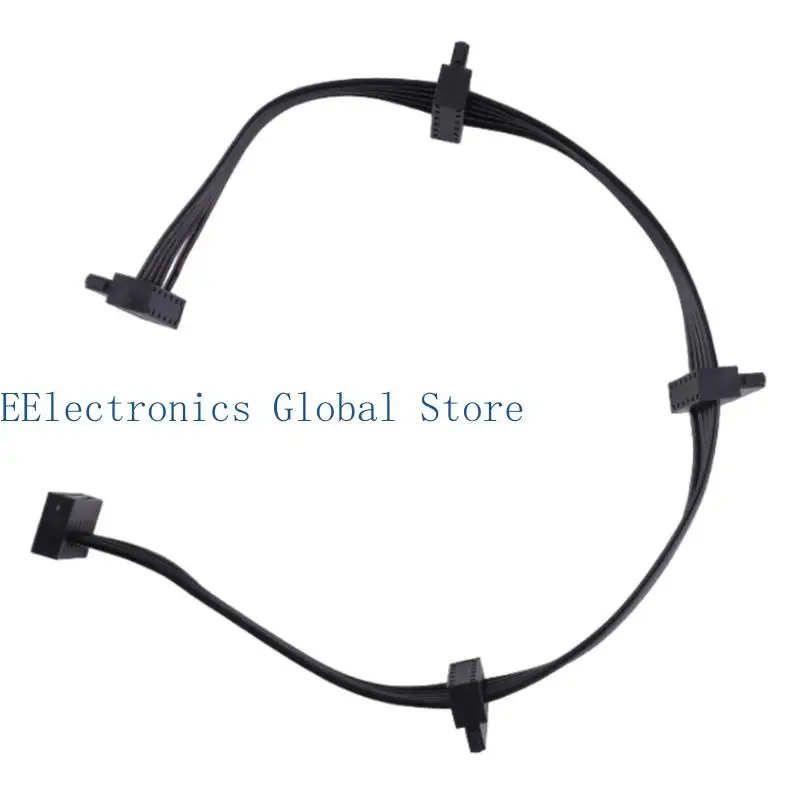 462B 15PIN LINE SPLITTER COMPUTER يقدم كابل توسيع القرص الصلب 15p إلى 4 منفذ
