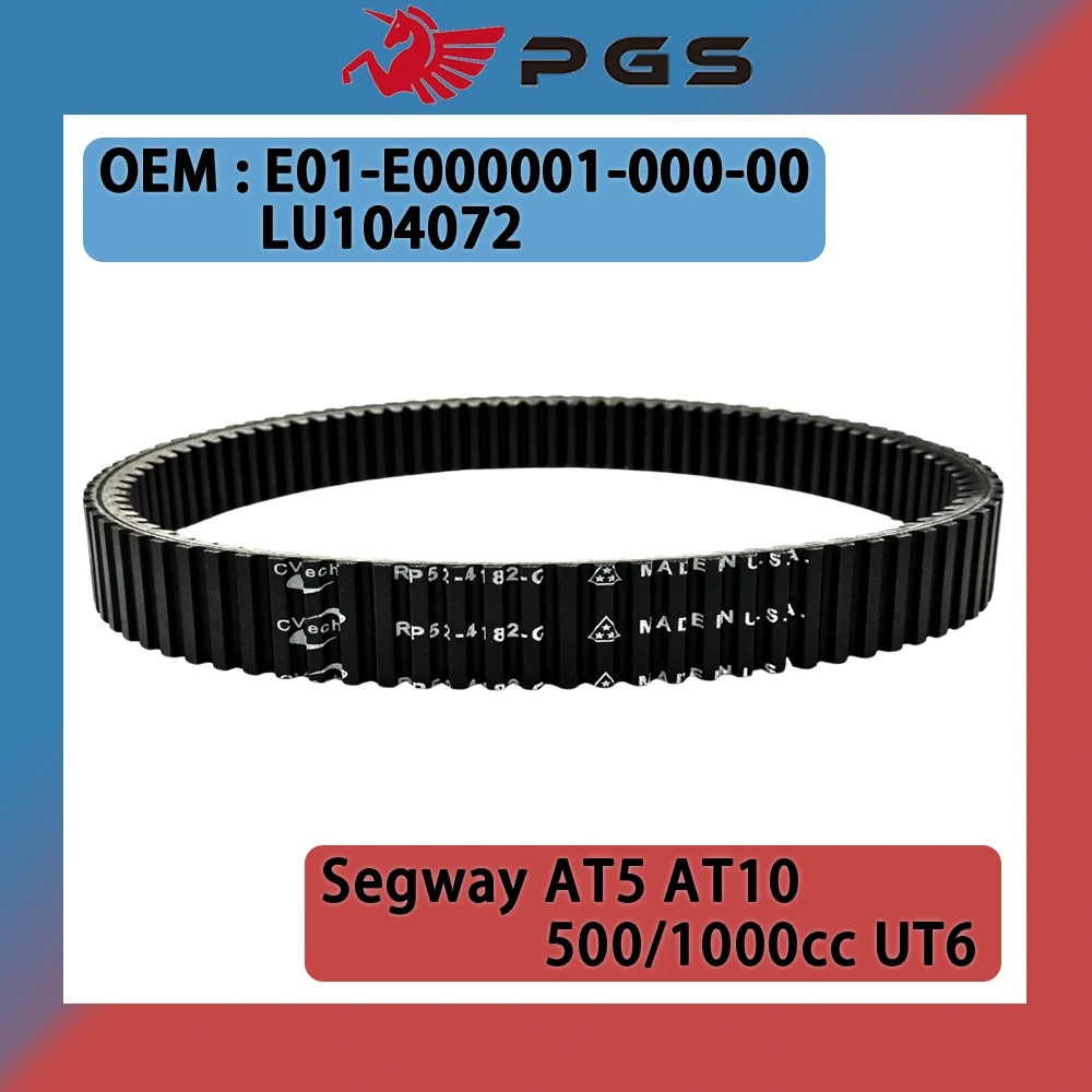 

EPDM Material Drive Belt For Segway AT5 S/L T3b AT10L AT10WL Fugleman UT6 E01-E000001-000-00 LU104072 RP52-4182-C