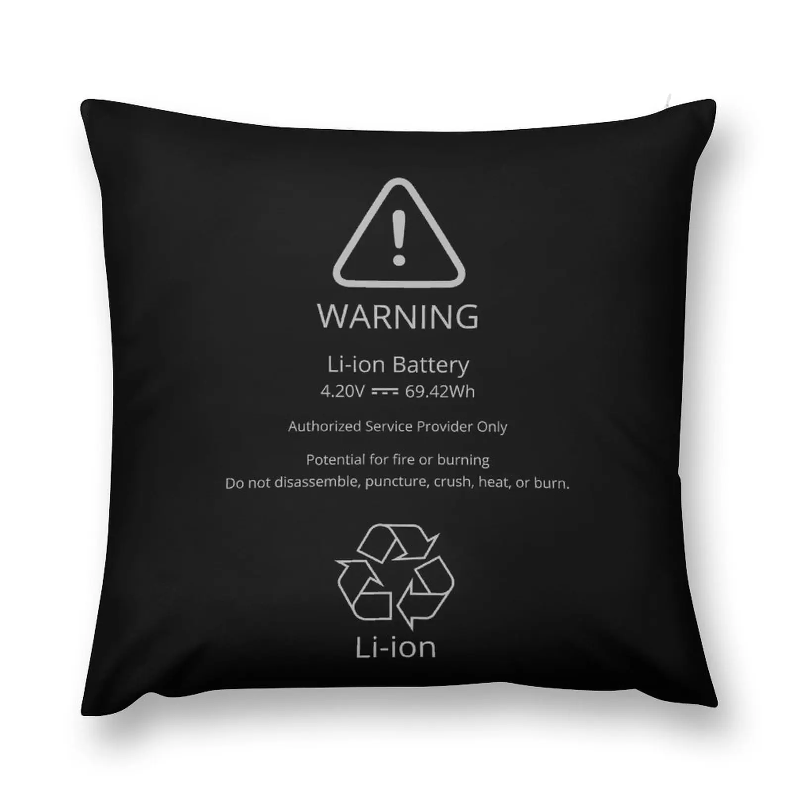 Swollen Battery / Lithium-ion Battery Throw Pillow Christmas Cushion For Home Decorative Cushions Rectangular Cushion Cover