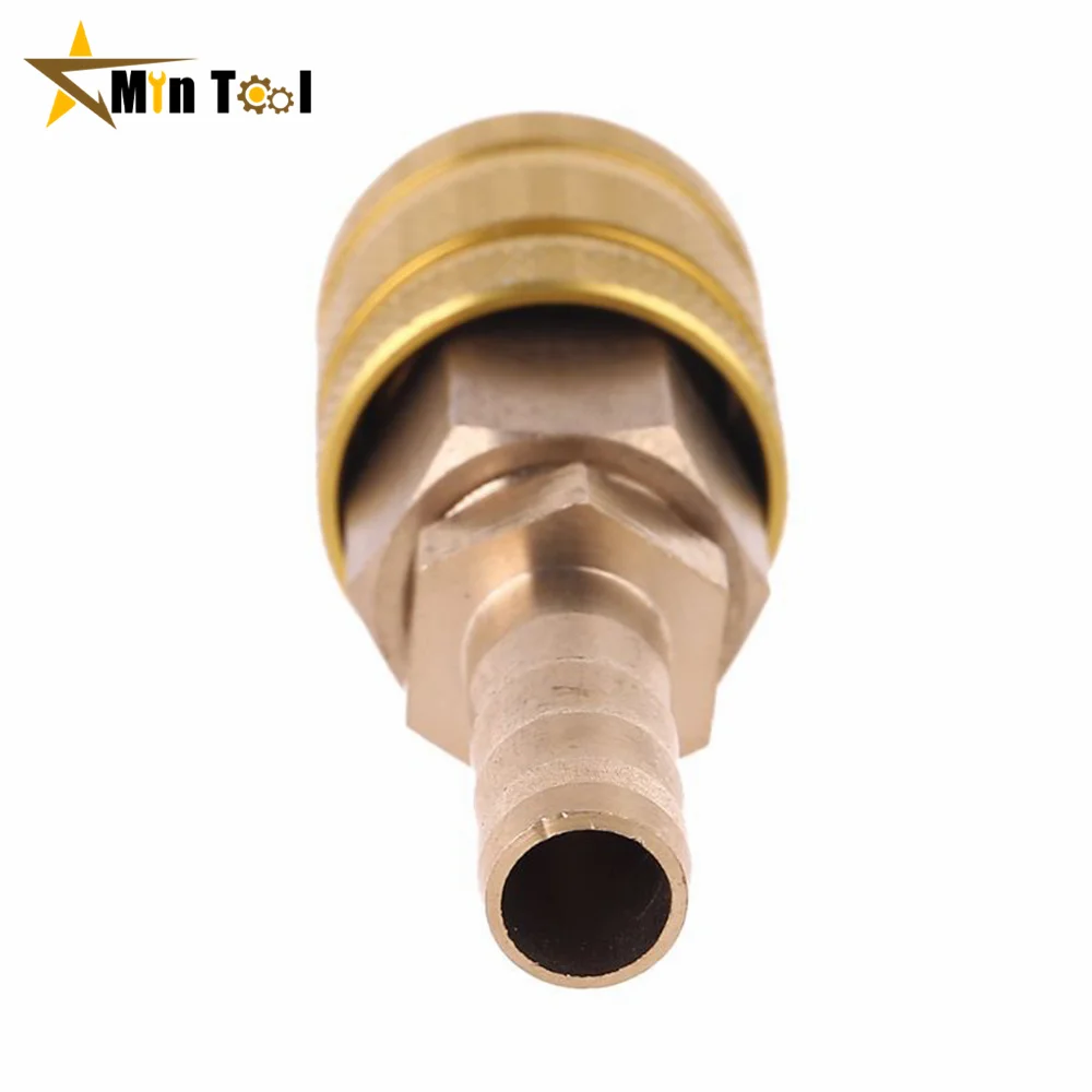 6mm/ 8mm Car Tire Valve Clip Pump Nozzle Clamp Solid Brass Connector Air Chuck Inflator Pump Adapter Hardware Accessories