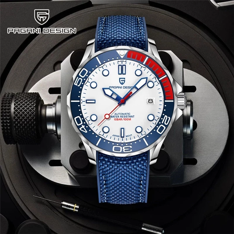 PAGANI DESIGN New 007 Commander Men's Mechanical Watches Top Brand Luxury Watch Men 100M Automatic Waterproof Fashion Wristwatch