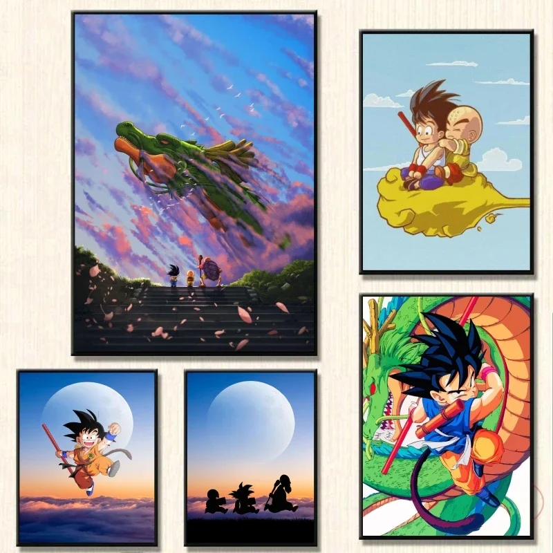 

Canvas Prints poster Dragon Ball Master Roshi High Quality Art Friends Gifts Decoration Paintings Decorative Classic Modern Home