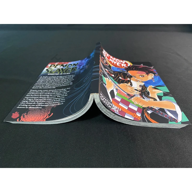 Neue Anime Dämon Slayer Kimetsu Keine Vol 1Yaiba Japan Fantasie Wissenschaft Geheimnis Suspense Englisch Version Manga Comic Buch