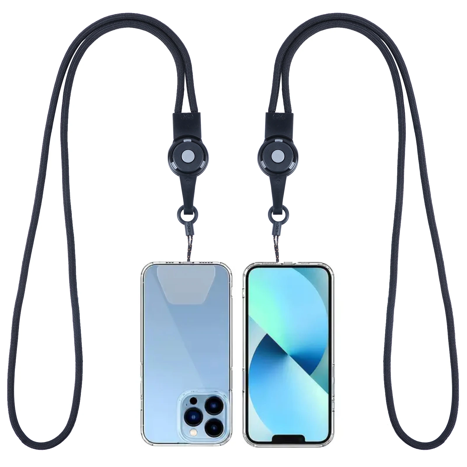 

Универсальный съемный шнурок 2-в-1 — идеально подходит для телефонов, ключей, фотоаппаратов, бейджей, свистков и других необходимых вещей.