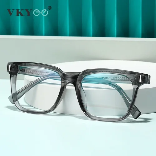 Imagen 1 del producto VICKY, gafas de lectura antiluz azul para hombre, diseño de marca, gafas graduadas para miopía, gafas ópticas simples para hombre, montura