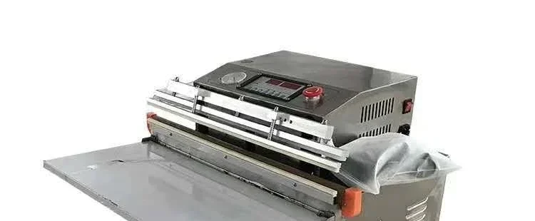 Wysokowydajna zewnętrzna maszyna do pakowania próżniowego, nowa zgrzewarka do worków na żywność, owoce, mięso, do małych produkcji.