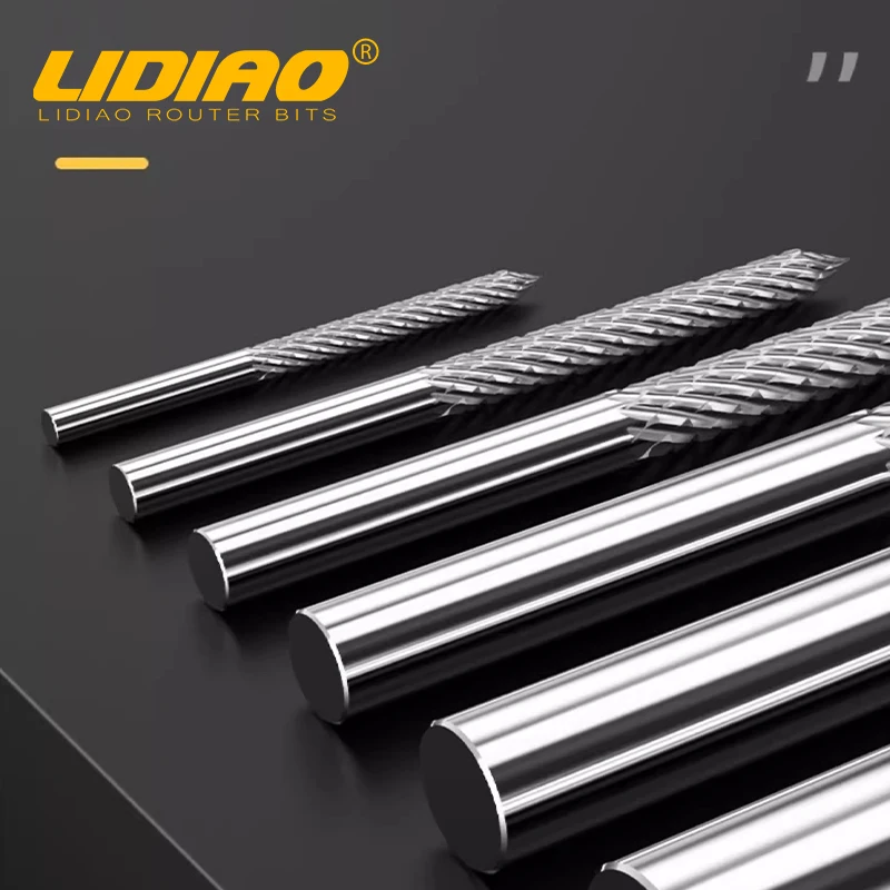 LIDIAO Carbon Rotary Burrs Drill Bit Carbide Metal Wood Drill Bit Tire Repair Tool Accessories Shank Diameter 3/4.5/6/8/10/12mm