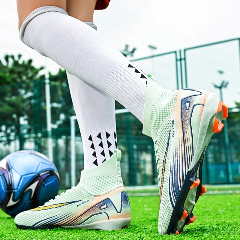 الرجال أحذية كرة القدم السريعة المجتمع المرابط المهنية TF/FG أحذية كرة القدم العشب التدريب ملعب كرة القدم الأحذية حذاء رياضة عدم الانزلاق