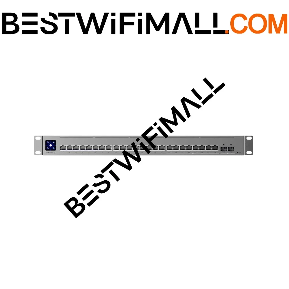 

Коммутатор UBIQUITI USW-Pro-Max-24-PoE (400W) Pro Max 24 PoE Layer 3 Etherlighting с поддержкой высокомощного PoE++ и 2.5 GbE