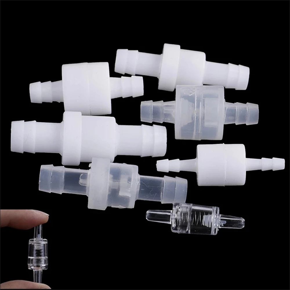 Plastic 4mm / 6mm / 8mm / 12mm For Fuel Air Liquid White For Gas Water Valves Check Valve Water Stop Valve One-way Lnline