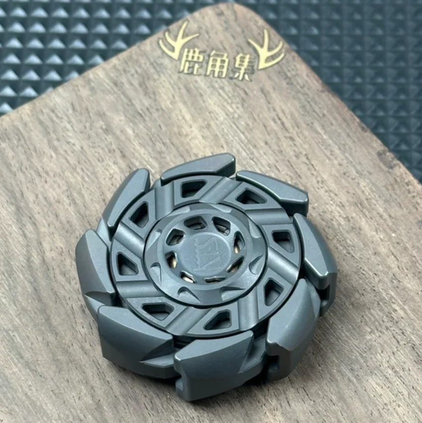 Used EDC KTS windmill armor plate zirconium Stress Relief Toy Pocket Toy Haptic Spinner Fingertip Gyroscope Decompression Toys