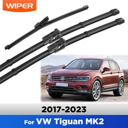 Wiper Front & Rear Wiper Blades Set For VW Tiguan MK2 2017 2018 2019 2020 2021 2022 2023Windshield Windscreen Window 26