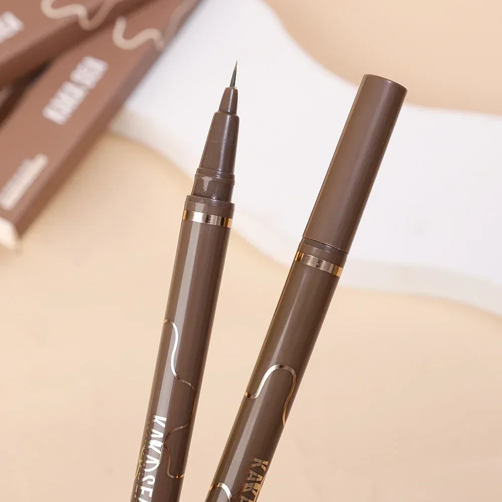 Ultra Thin Matte Liquid Eyeliner Lying Silkworm Pen Waterproof Lasting Black Brown Eyeliner Lower Eyelash Pencil Eye Makeup Tool