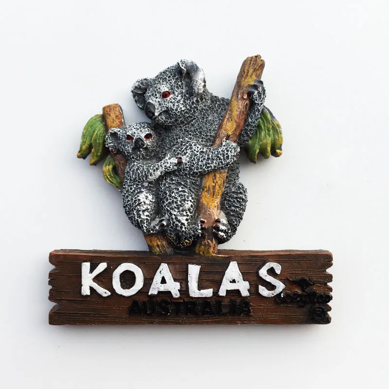 Fridge magnet Australia Koala Decoration Resin Refrigerator Magnet Tourism Souvenir Message Post