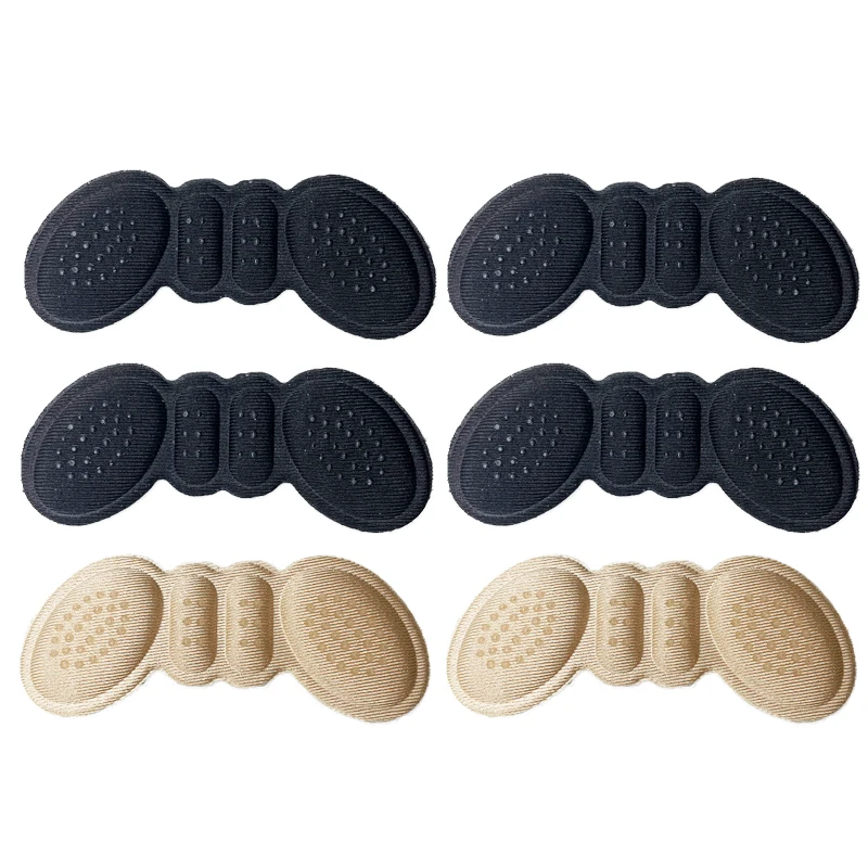 Anti-Wear Heel Palmilhas Pads, Protetor De Salto, Adesivo Adesivo Traseiro, Inserção De Sapatos, Patch De Alívio Da Dor, Almofada De Cuidados Com Os Pés, 3 Pares