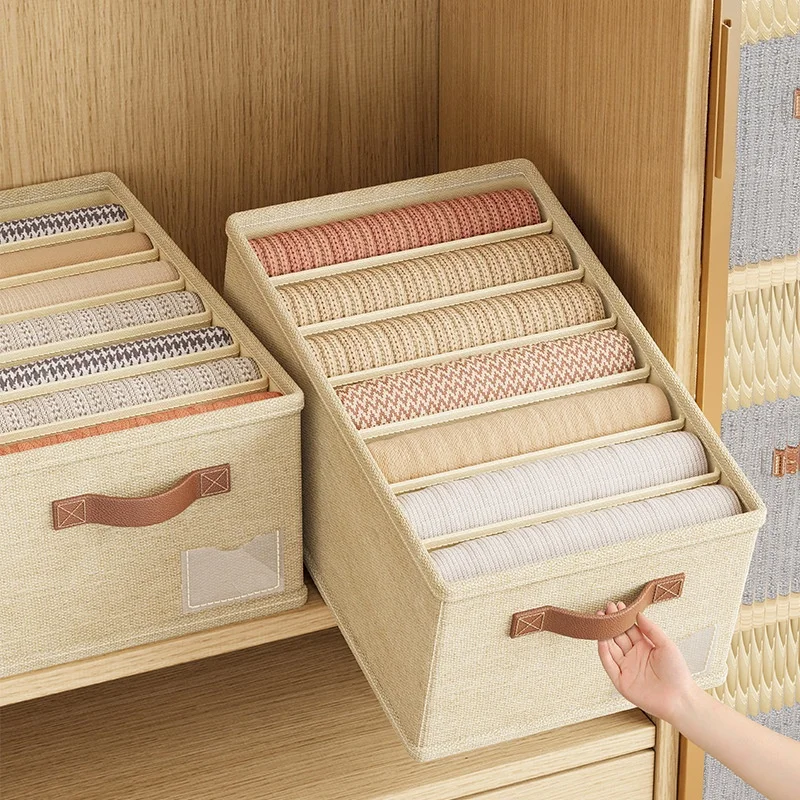 1PC Wardrobe Organizer Box for Storage in The Closet Underwear Drawers Storage Bedroom Cabinet Socks Bra Storage Pants Organizer