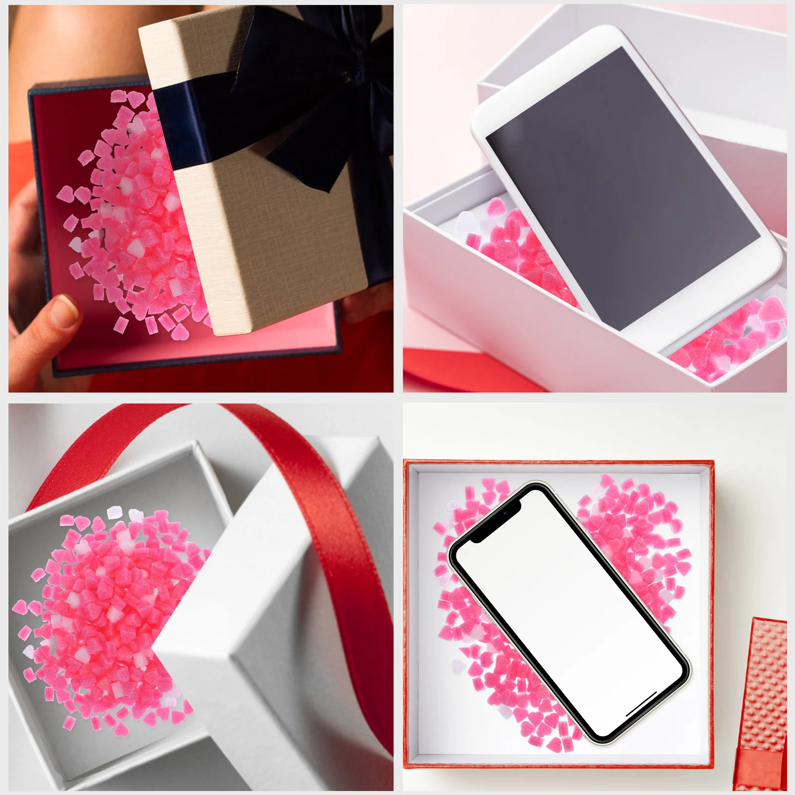 

Foam Heart Balls Filler Safe Reliable Material Birthday Wedding Festivals Banquets Decorations Gift Filler Gift Stuffing